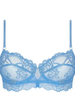 Sexy Lingerie | Luxury French Lingerie>Lise Charmel Sublime En Dentelle Half Cup Bra in Blue