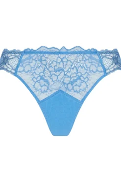 Sexy Lingerie | Luxury French Lingerie>Lise Charmel Sublime En Dentelle Thong in Blue