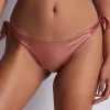 Sexy Lingerie | Luxury French Lingerie>Aubade Sunlight Glow Tanga Bikini Bottom Cuivre