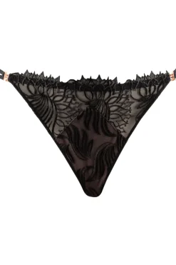 £30 And Under | Luxury French Lingerie>Louisa Bracq Swan Mini Thong Black