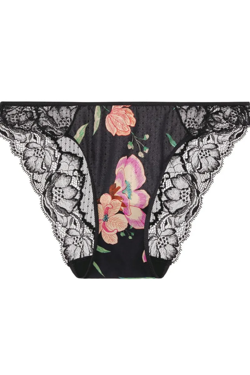Sexy Lingerie | Luxury French Lingerie>Aubade Sweet Folk Italian Brief, Size XS (UK 8) Poetique