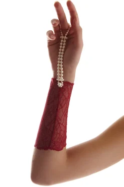 Red Lingerie | Sexy Lingerie>Bracli Sydney Daisy Glove in Red