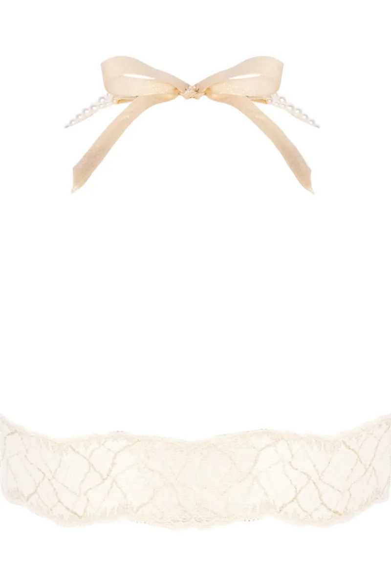 Bridal & Honeymoon Lingerie | Sexy Lingerie>Bracli Sydney Daisy Pearl Bra in Ivory