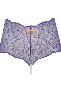 Sexy Lingerie | High Waist Thongs And Knickers>Bracli Sydney Daisy Pearl Panty in Blue