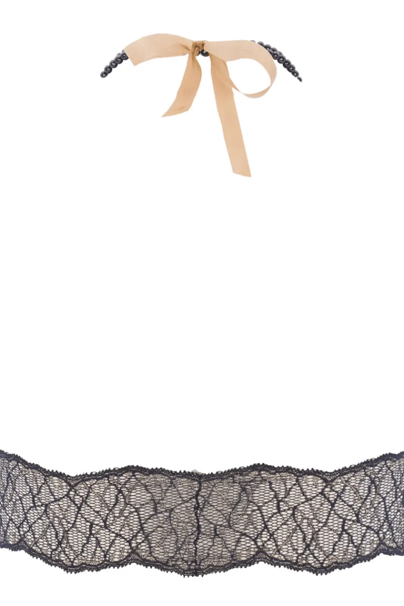 Sexy Lingerie | Halterneck Bras>Bracli Sydney Dark Pearl Bra Black