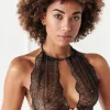 Sexy Lingerie | Halterneck Bras>Bracli Sydney Dark Pearl Bralette Black