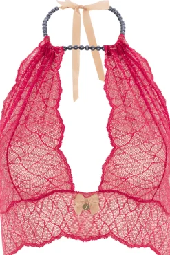 Red Lingerie | Sexy Lingerie>Bracli Sydney Dark Pearl Bralette Red
