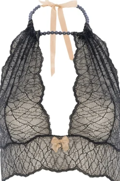 Sexy Lingerie | Halterneck Bras>Bracli Sydney Dark Pearl Bralette Black