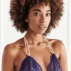 Sexy Lingerie | Halterneck Bras>Bracli Sydney Pearl Bra Blue, Size XL