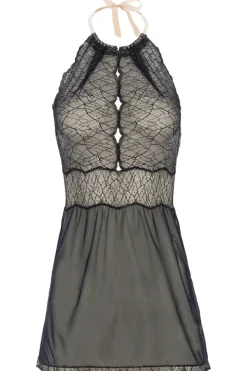 Nighties, Babydolls & Chemises | Sexy Lingerie>Bracli Sydney Pearl Slip Dress Black SydneyBlack