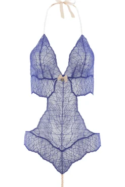 Pearl Thong Bodysuits | Sexy Lingerie>Bracli Sydney Single Pearl Body Blue