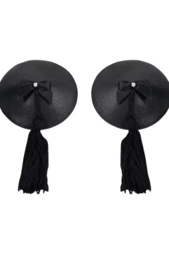 Pleasure | Nipple Covers & Pasties>Bijoux Indiscrets Tassel Nipple Covers Black