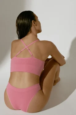 £30 And Under | Briefs>Nudea Tencel™ Seamless High Leg Brief in Rose Pink, Size XS (UK 6-8)