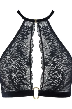 Sexy Lingerie | Luxury French Lingerie>Aubade The Night Before Lace Bralette BlackBird