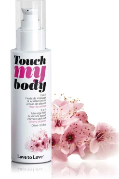 Pleasure>Love to Love Touch My Body Massage & Lubricant Cherry Blossom 100ml