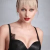 £30 And Under | Underwired Bras>Prelude Tresor Bra With Swarovski Crystals (D-DD sizing) Black