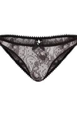 Sheer Lingerie | Briefs>Agent Provocateur Vallentina Brief Black