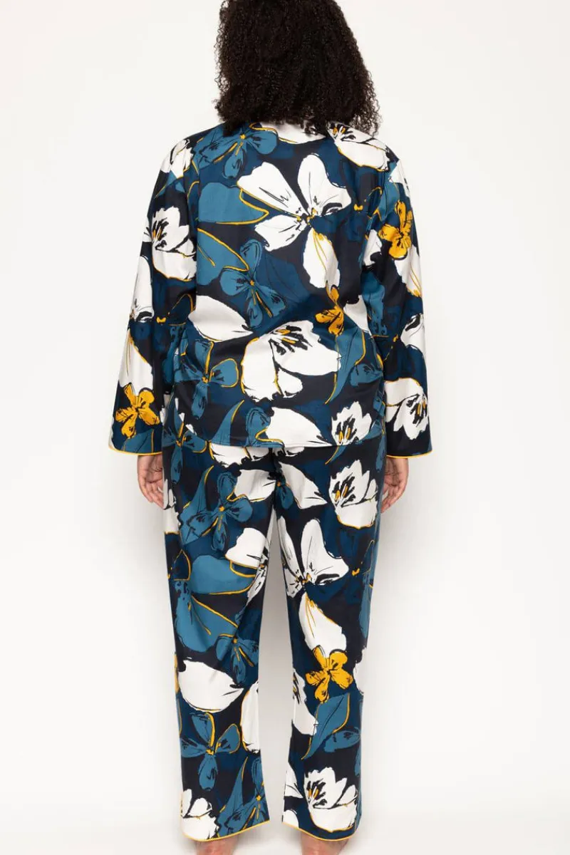 Pyjama Tops | £30 And Under>Cyberjammies Verity Floral Print Pyjama Top Multi