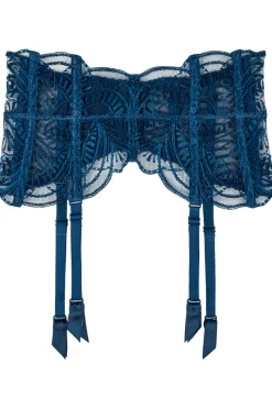 Sexy Lingerie | Luxury French Lingerie>Aubade Vibes Waist Cincher DarkCyan