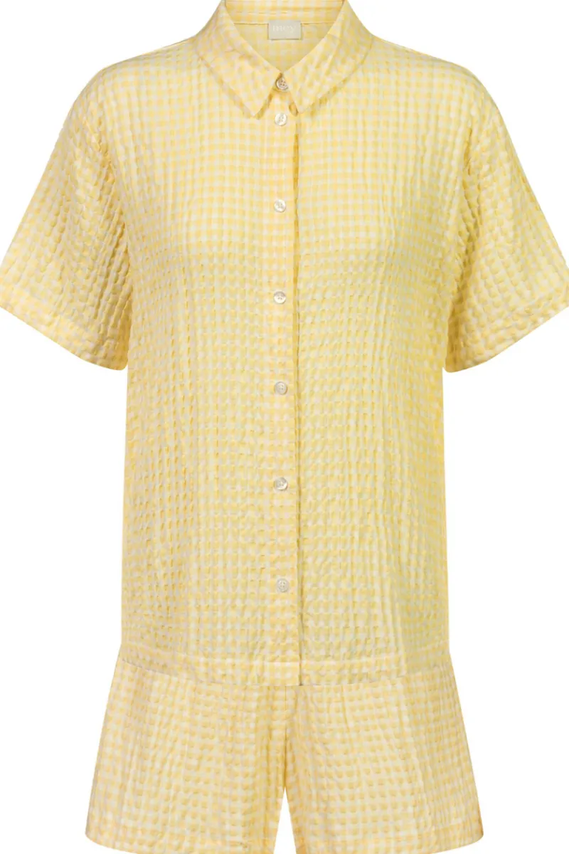 Pyjama Sets | Mother's Day>Mey Vichy Dream Short Pyjama Set LemonButterfly