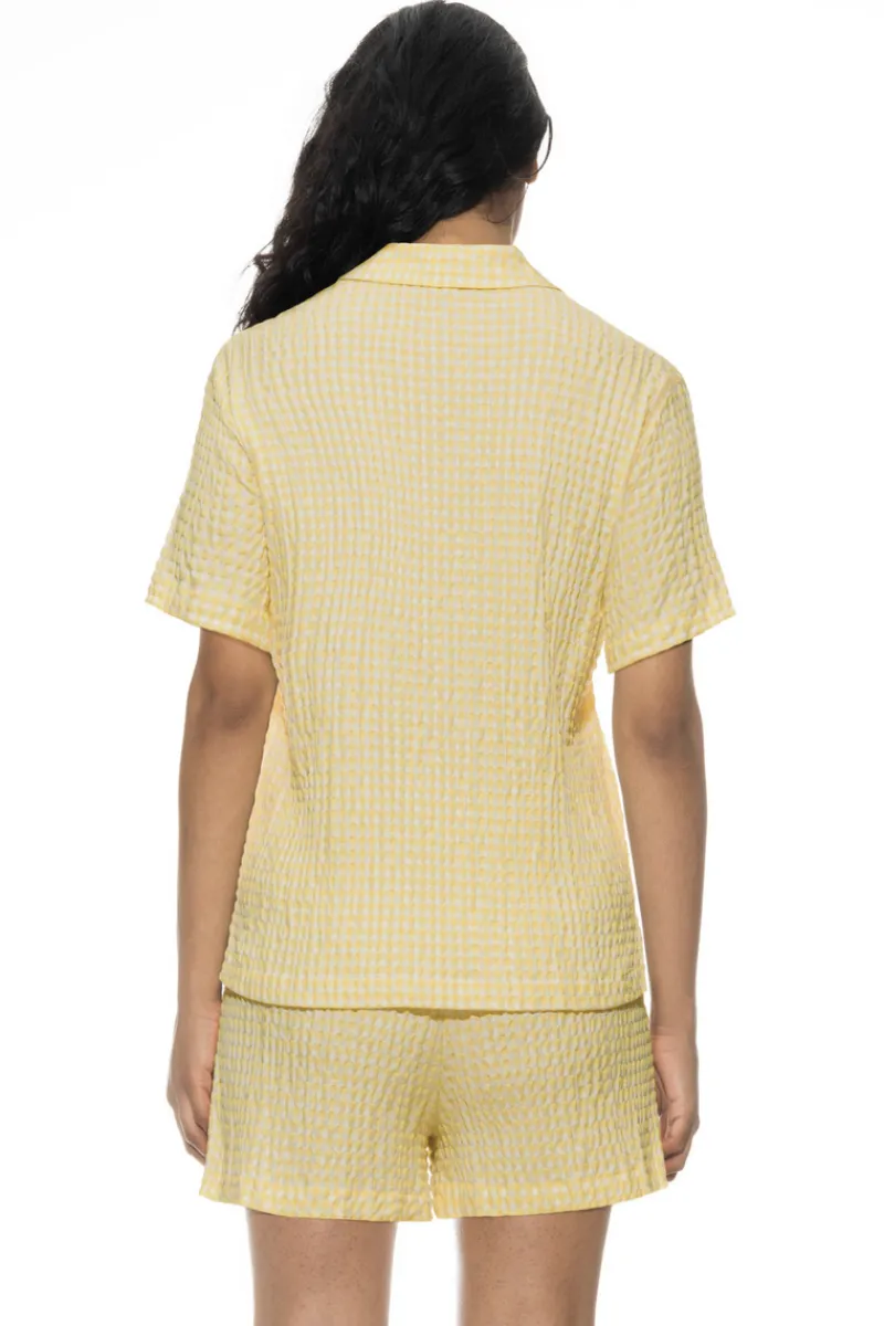 Pyjama Sets | Mother's Day>Mey Vichy Dream Short Pyjama Set LemonButterfly