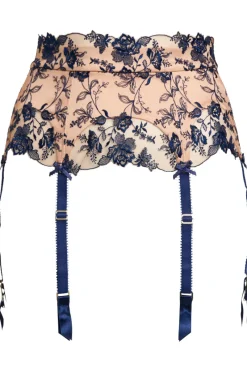 Sheer Lingerie | Suspender Belts>Dita Von Teese Victresse Suspender in After Dark