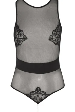 Pearl Thong Bodysuits | Sexy Lingerie>Bracli Vienna Body Black