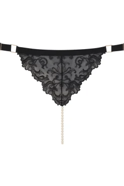 Sexy Lingerie | Pearl Knickers & Thongs>Bracli Vienna G-String Black