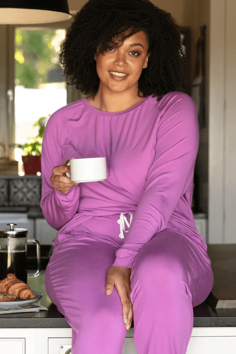 Pyjama Tops | £30 And Under>Cyberjammies Viola Slouch Jersey Pyjama Top Pink