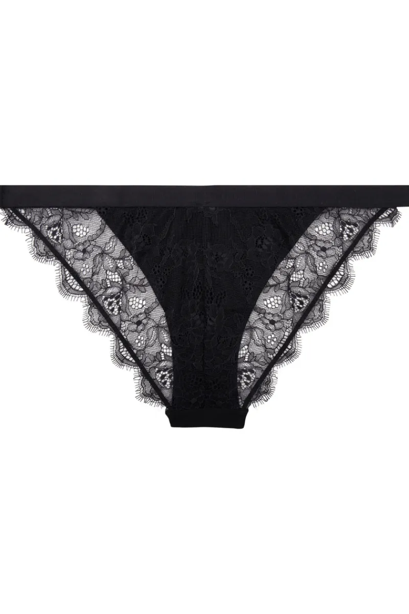 Sheer Lingerie | Briefs>Love Stories Wild Rose Brief Black