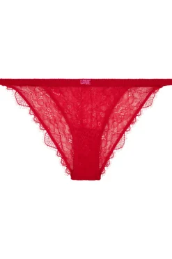 Red Lingerie | Briefs>Love Stories Wild Rose Brief Red