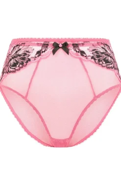 £30 And Under | High Waist Thongs And Knickers>Agent Provocateur Yara High Waist Brief, Size 2 (UK 8) Pink/Black