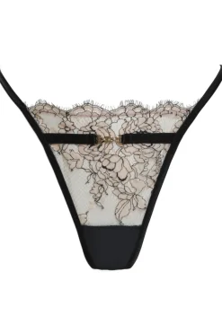 £30 And Under | Sheer Lingerie>Prelude You Want It Darker Thong Black